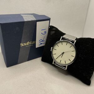 South Lane SS20-dr1-1935 Silver Mesh Analog Dial Quartz Wrist Watch YR61